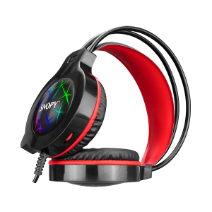 Slusalice sa mikrofonom gaming Snopy SN GX7 CRAZY Black USB Led Microphone Headset 31380 2
