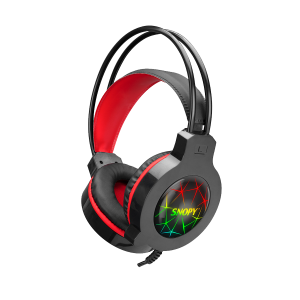 Slušalice sa mikrofonom gaming Snopy SN-GX7 CRAZY Black USB Led Microphone Headset