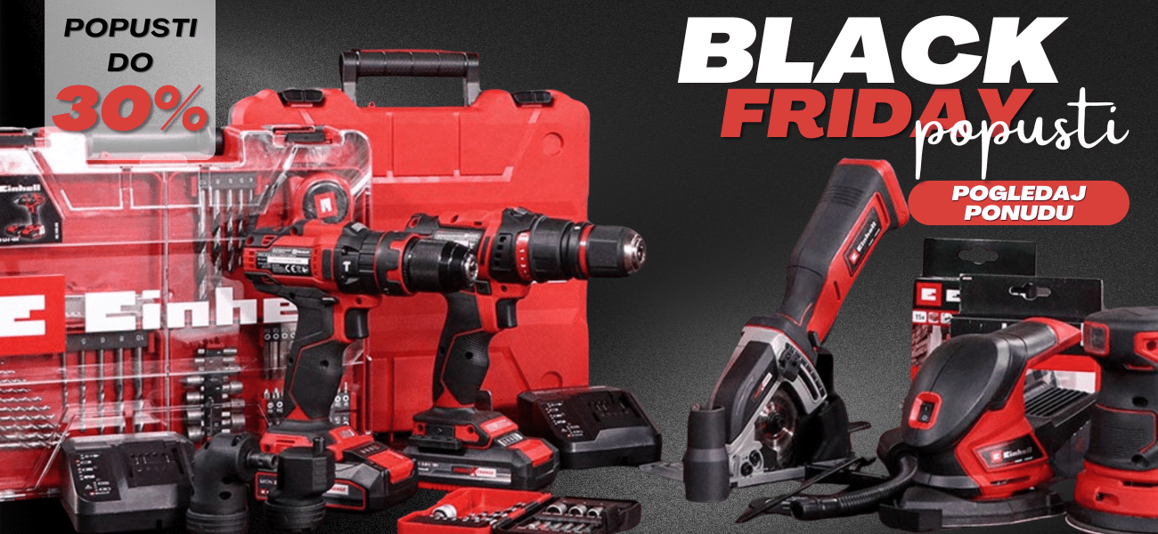 Einhell Black Week Akcija 40%
