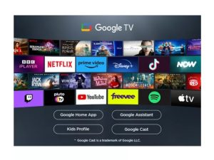 TCL 75P8K 4K QLED TV 144HzGoogle TV Motion Clarity ProGame Master Onkyo 2.1 3