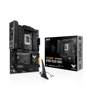 ASUS TUF GAMING B760-PLUS WIFI Intel B760;LGA 1700, 4xDDR5 HDMI, DP;RAID;2.5Gb LAN;Wi-Fi 6E;ATX