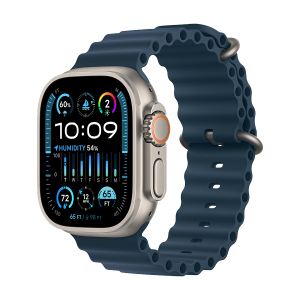 Apple Watch Ultra 2 2024 LTE 49mm Titanium Case - Blue Ocean band
