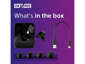Sony gaming slu BT INZONE budsbezicne 360 Spatial Sound24h baterija AI mikrofon boja crna 6