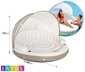 Intex ležaljka na napuhavanje 199x150cm Canopy Island 58292