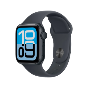 Apple Watch SE 3 40mm Aluminum Case with Midnight Sport Band - S/M - Midnight - MEH94