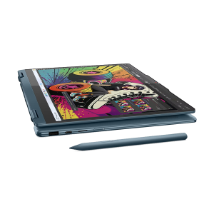 Lenovo Yoga 7 2 in 1 14AKP10 83JR0027SC 14 WUXGA OLED Touch 600nits AMD Ryzen 7 350Ai 24GB DDR51TB SSD M.2Tidal TealAlu2y 3