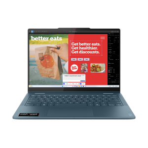 Lenovo Yoga 7 2 in 1 14AKP10 83JR0027SC 14 WUXGA OLED Touch 600nits AMD Ryzen 7 350Ai 24GB DDR51TB SSD M.2Tidal TealAlu2y 7