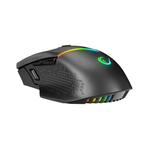 Mis gaming RAMPAGE DROP M3 V2 24000 DPI 3311 Sensor Black RGB Rechargeable Wireless 80 Million Huano Switch Gaming Mouse 42561 5