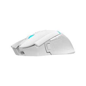 Mis gaming RAMPAGE DROP M3 V2 24000 DPI 3311 Sensor White RGB Rechargeable Wireless 80 Million Huano Switch Gaming Mouse 42562 3