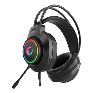 Slusalice sa mikrofonom gaming RAMPAGE RM K55 Kipchak Black RGB Led 7.1 Gaming Headset with Microphone 42659 2