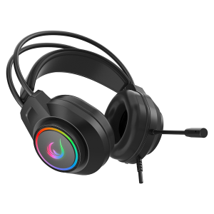 Slusalice sa mikrofonom gaming RAMPAGE RM K55 Kipchak Black RGB Led 7.1 Gaming Headset with Microphone 42659 3