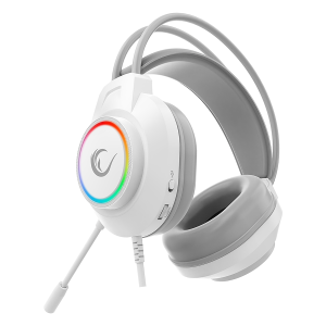 Slusalice sa mikrofonom gaming RAMPAGE RM K55 Kipchak White RGB Led 7.1 Gaming Headset with Microphone 42658 2
