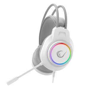 Slušalice sa mikrofonom gaming RAMPAGE RM-K55 Kipchak White RGB Led 7.1 Gaming Headset with Microphone
