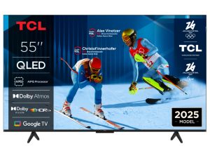 TCL 55P7K 4K QLED TV 60HzGoogle TV HDR multi formatHVA Panel Game Master Dolby Atmos 3