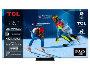 TCL 85C7K 4K QD Mini LED TV144Hz Google TV Game MasterAudio BANG OLUFSEN HDR Premium 6