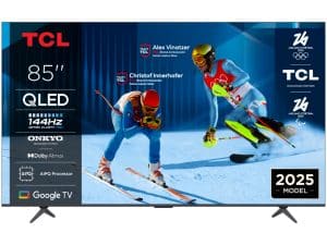 TCL 85P8K 4K QLED TV 144HzGoogle TV Motion Clarity ProGame Master Onkyo 2.1 5