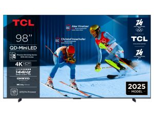 TCL 98C6K 4K QD Mini LED TV144Hz Google TV Game MasterDolby Atmos Onkyo 2.1 HDR Premium 7