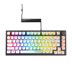Tastatura gaming RAMPAGE ZENITH PRO Black Hot Swap 8000 Hz Gasket Magnetic RGB Rapid Trigger Gateron Switch US Layout English Dye Sub PBT 42761 2