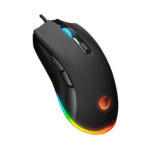 Tastatura mis gaming RAMPAGE KM RX7 FORTUNA V2 Rainbow Backlit USB Black Gaming Combo US Layout English Gaming Keyboard 12800 dpi Mouse 42577 4