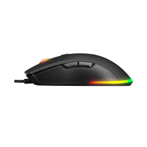 Tastatura mis gaming RAMPAGE KM RX7 FORTUNA V2 Rainbow Backlit USB Black Gaming Combo US Layout English Gaming Keyboard 12800 dpi Mouse 42577 5