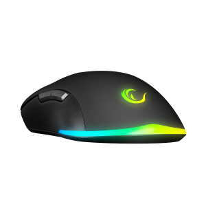 Tastatura mis gaming RAMPAGE KM RX7 FORTUNA V2 Rainbow Backlit USB Black Gaming Combo US Layout English Gaming Keyboard 12800 dpi Mouse 42577 7
