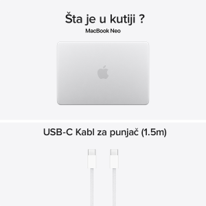 Apple MacBook NEO 13.6 A18 8GB 256GB SSD Silver DE layout 3