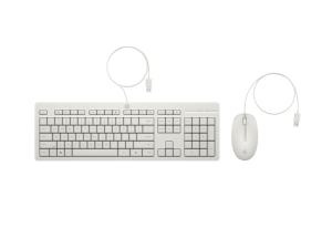 HP 225 Wired MSE and KB G2HP 225 Wired MSE and KB G2HP 225 Wired MSE and KB G2 MOUSE+KB WHIT