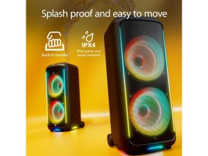 Philips TAX5000E10 BT zvucnikmaks. 200W 100W RMS bat do14hsvjetlosni efekti ulaz gitara i mikrofo 4