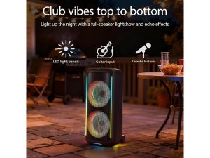 Philips TAX5000E10 BT zvucnikmaks. 200W 100W RMS bat do14hsvjetlosni efekti ulaz gitara i mikrofo 5