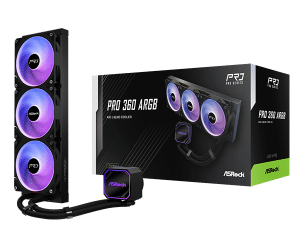 Kuler ASROCK 360 A-RGB AIO Black CPU Liquid Cooler