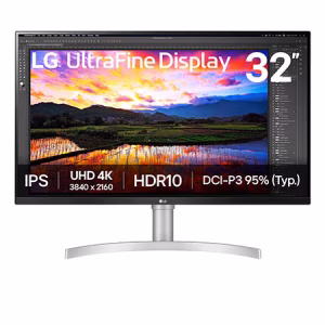 LG monitor 31.5" IPS 4K UHD 32UN650K-W