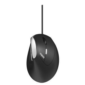 Miš RAPOO EV200.BLK Wired Ergonomic Mouse