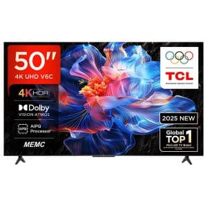 TCL 50" V6C 4K TV Google OS