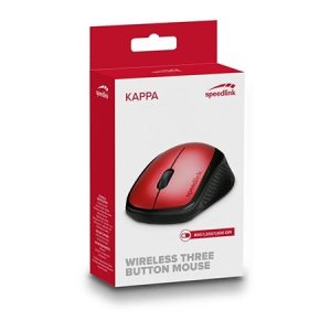 Miš SPEEDLINK KAPPA Wireless red, SL-630011-RD - Slika 6