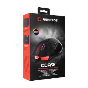Miš gaming RAMPAGE SMX-G38 CLAW, USB, macro, 7200dpi, - Slika 18
