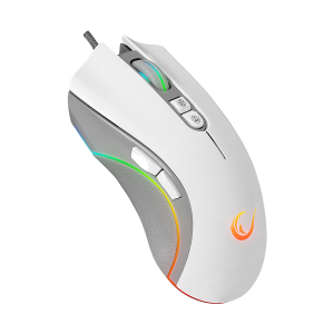 Miš gaming RAMPAGE SMX-R22 PhoenIX V2 White 7 key RGB 12800DPI