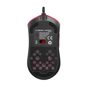 Miš gaming RAMPAGE SMX-R66 ROCKET Ultra Light Red RGB - Slika 15