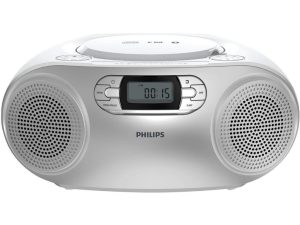 Alternative view of Philips TAZ2000 CD SoundmachinCD; CD-R; CD-RW; FM Antena;BT; USB; izlazna snaga (RMS) 3WX2; siva