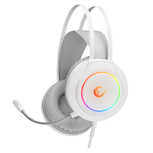Slušalice sa mikrofonom gaming  RAMPAGE RM-K45 ORBIT-S White RGB Led 7.1 Gaming Headset with Microphone