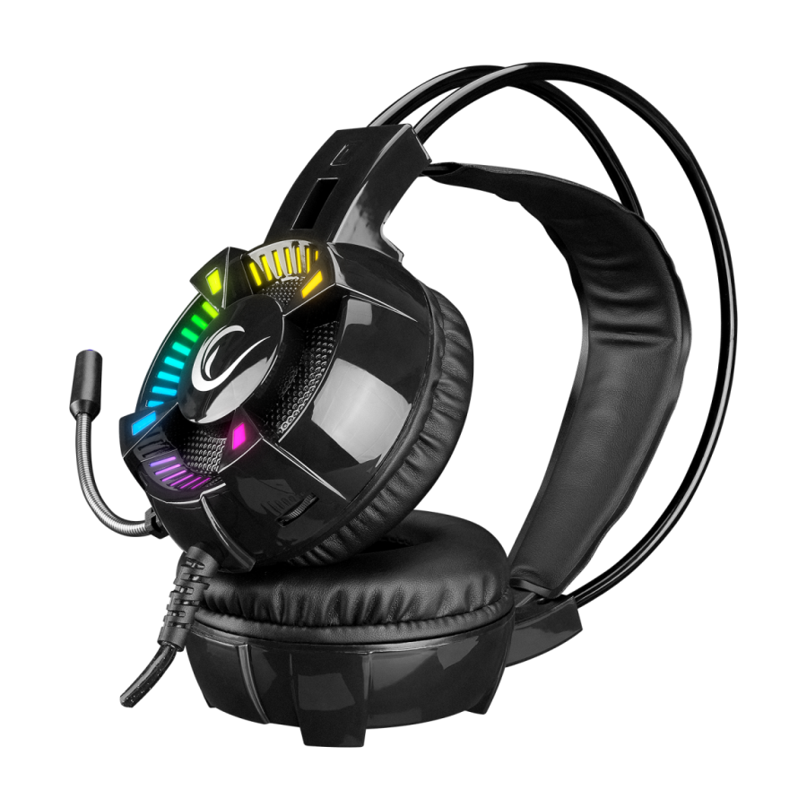 Slušalice sa mikrofonom gaming RAMPAGE STYLES black USB - Slika 10