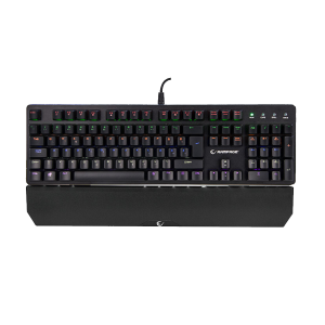 Tastatura gaming RAMPAGE KB-R91 Black USB Rainbow Backlight Water Proof BiH Layout Optical Switch