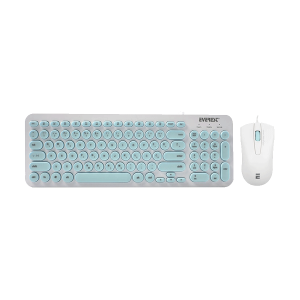 Tastatura + miš Everest KM-01K Turquoise