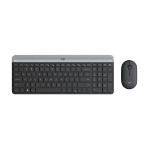 Tastatura + miš bežično Logitech Slim Combo MK470 - GRAPHITE - HRV-SLV