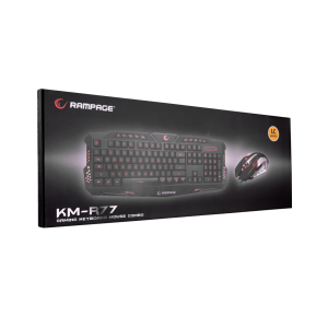 Tastatura + miš gaming RAMPAGE KM-R77 black, USB, LED, - Slika 18