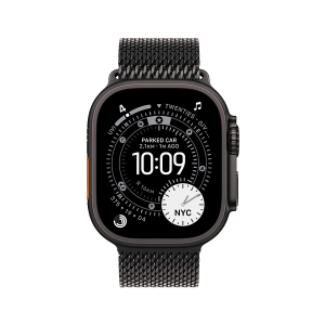 Alternative view of Apple Watch Ultra 3 49mm Black Titanium Case Milanese