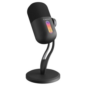 Mikrofon gaming RAMPAGE ARPEJ Black RGB Stand Desktop - Slika 3