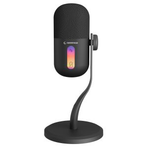 Mikrofon gaming RAMPAGE ARPEJ Black RGB Stand Desktop - Slika 6