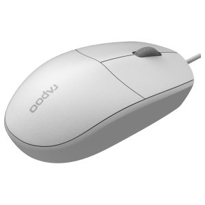 Miš RAPOO N100.WHITE Wired Mouse, R-18102 - Slika 4