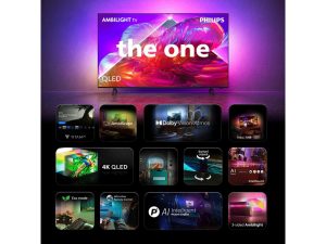 Alternative view of Philips 65''PQS9011 4K QledTitan OS; AMBILIGHT TV; 144Hz;P5 Picture Engine; Dolby Atmos i Vision