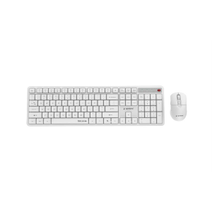 Tastatura + miš wireless GEMBIRD KBS-WMS-01-W